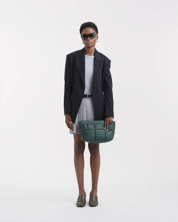 Porter Basque Clutch Bottle Green by VEE COLLECTIVE