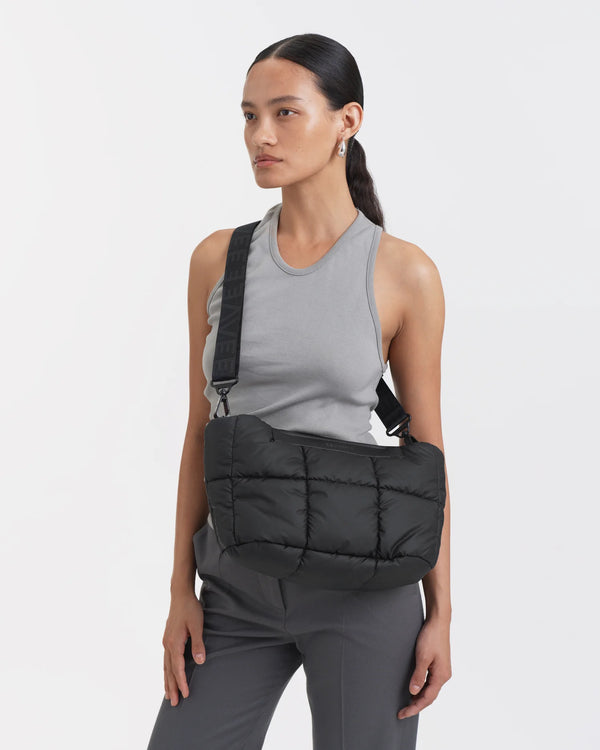 Porter Basque Clutch Matt Black by VEE COLLECTIVE