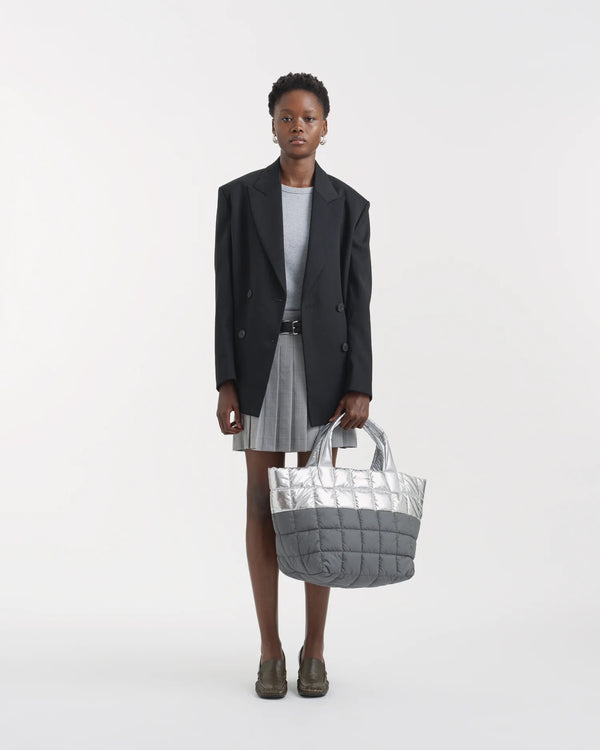 Porter Tote Medium Silver Grey by VEE COLLECTIVE