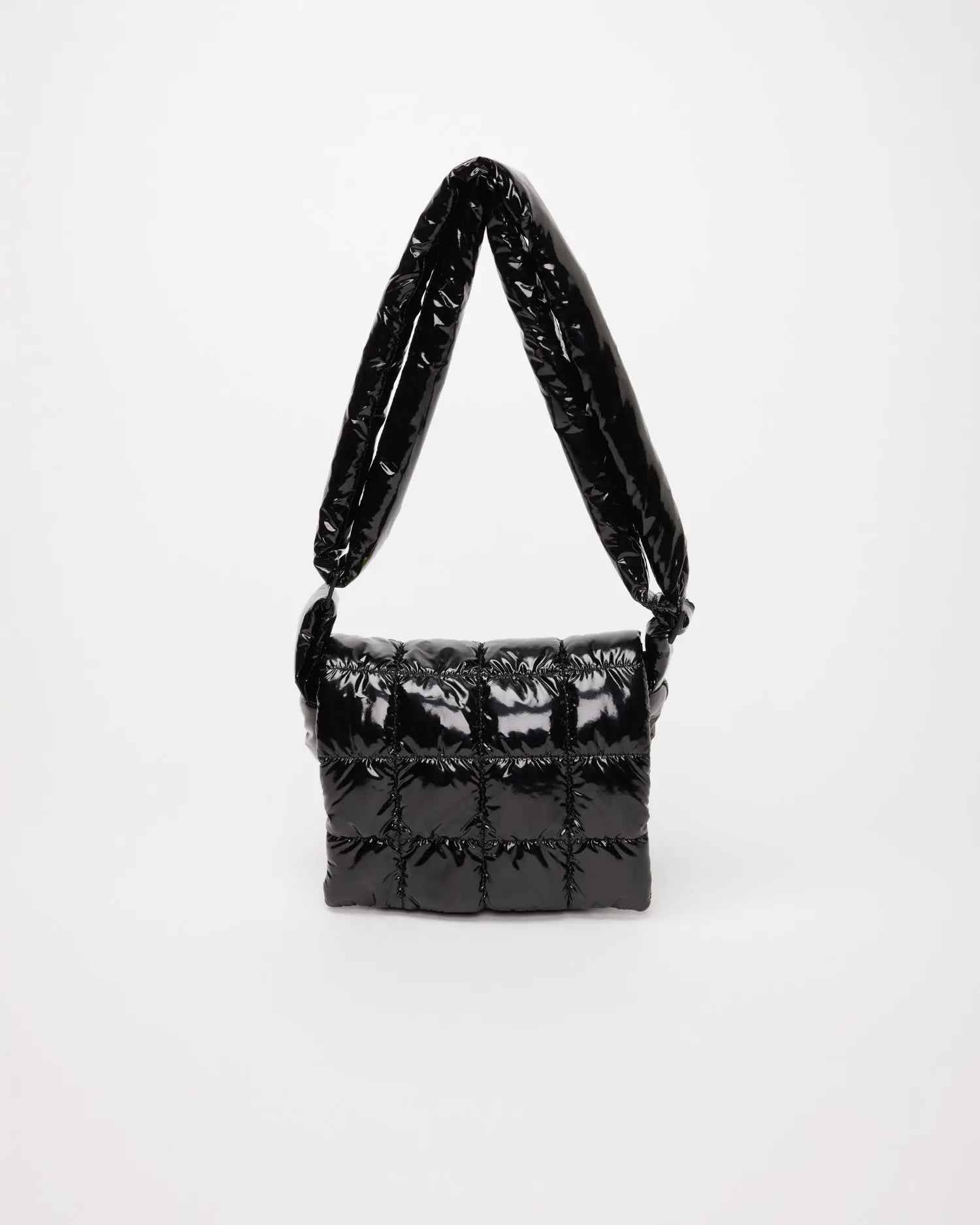 Porter Messenger Black Vinyl - VEE COLLECTIVE