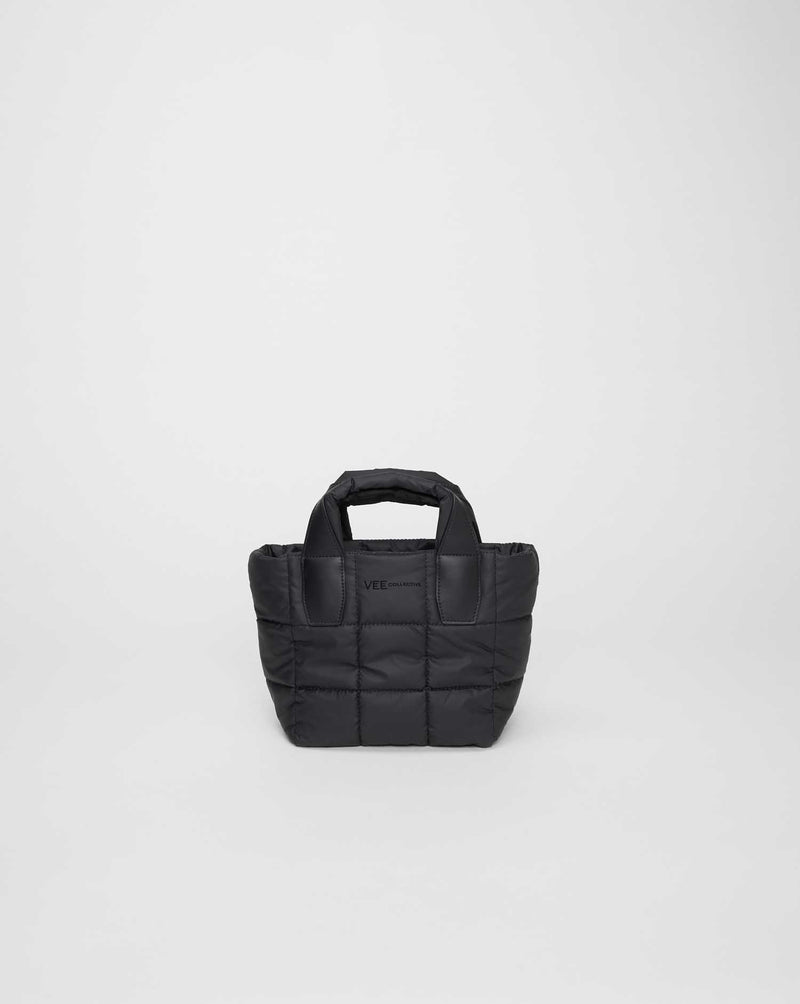 Porter Tote Mini Matt Black - VEE COLLECTIVE