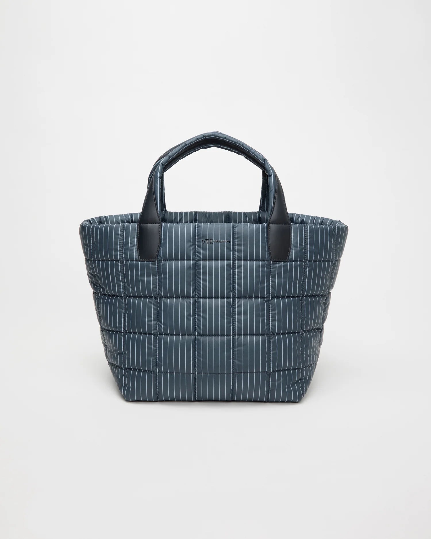 Porter Tote Medium Pinstripe | Medium Tote Bags | VEE COLLECTIVE