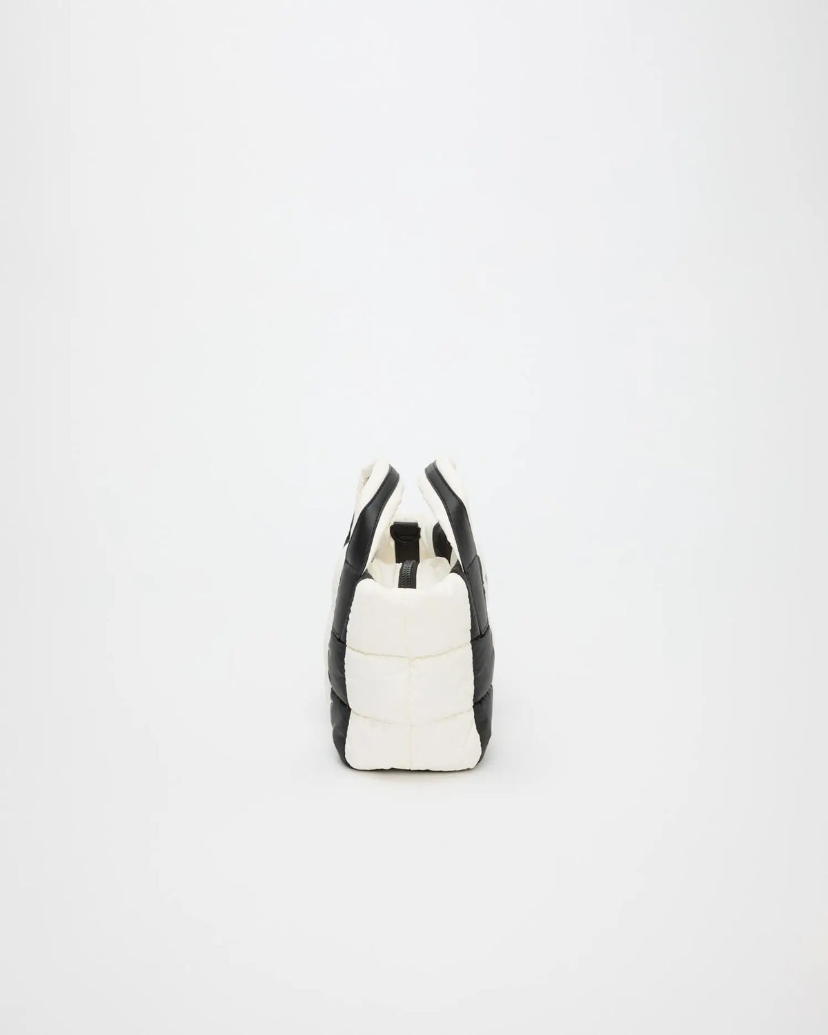 Porter Tote Mini Black Marshmallow Stripes