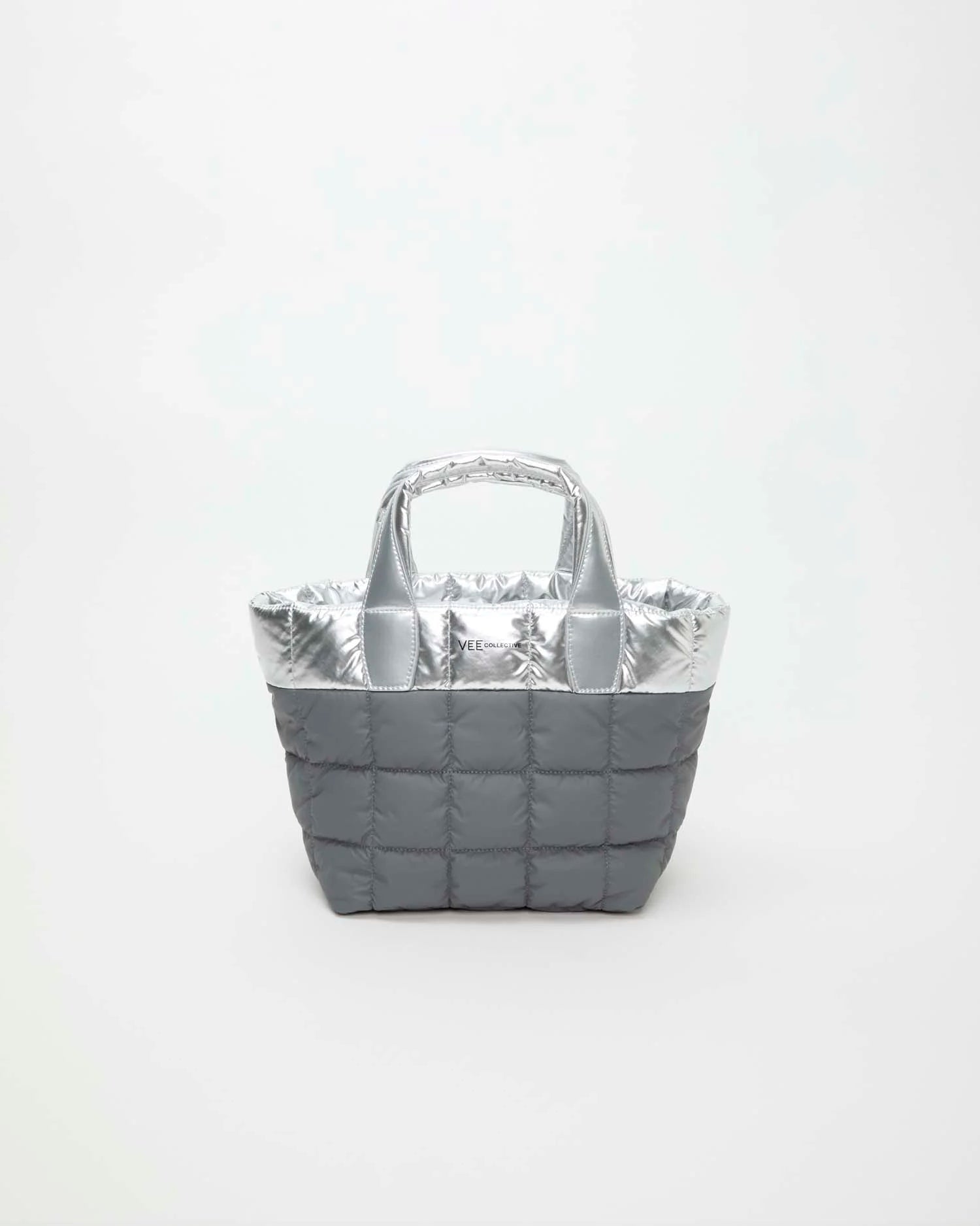Porter Tote Small Silver Grey | Small Tote Bags | VEE COLLECTIVE