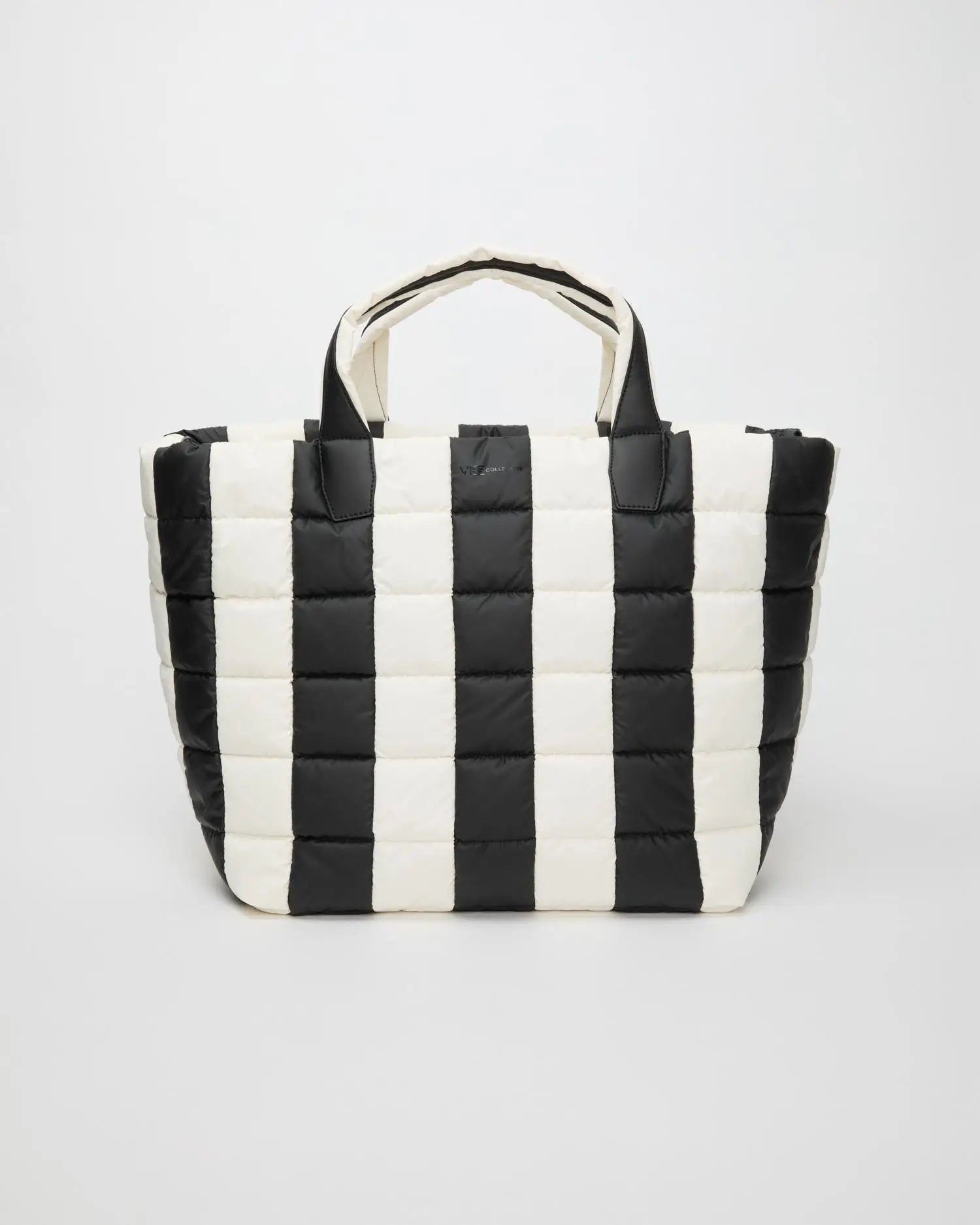 Porter Weekender Black - Marshmallow Stripes by VEE COLLECTIVE