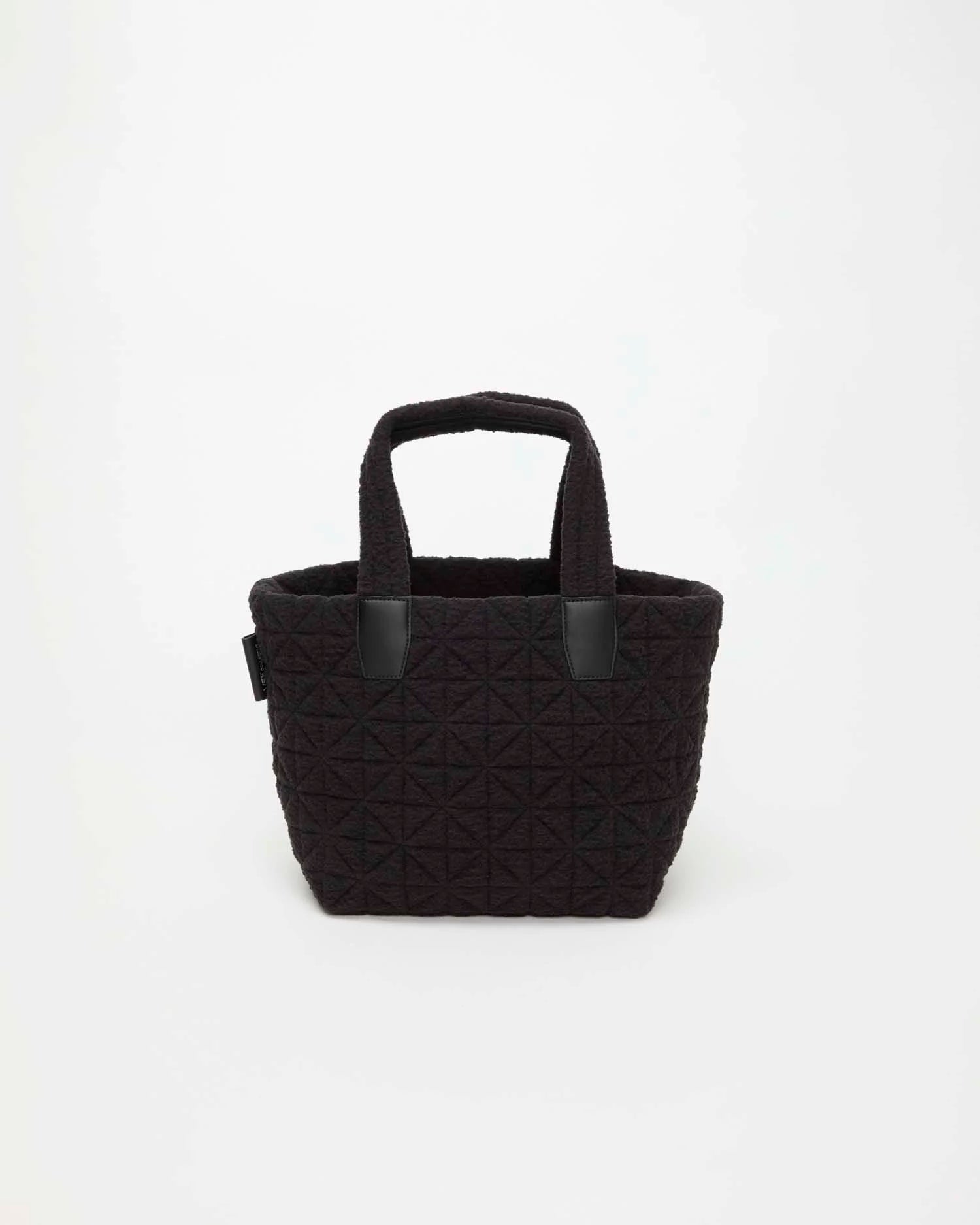 Vee Tote Small Black Sherpa | Small Tote Bags | VEE COLLECTIVE