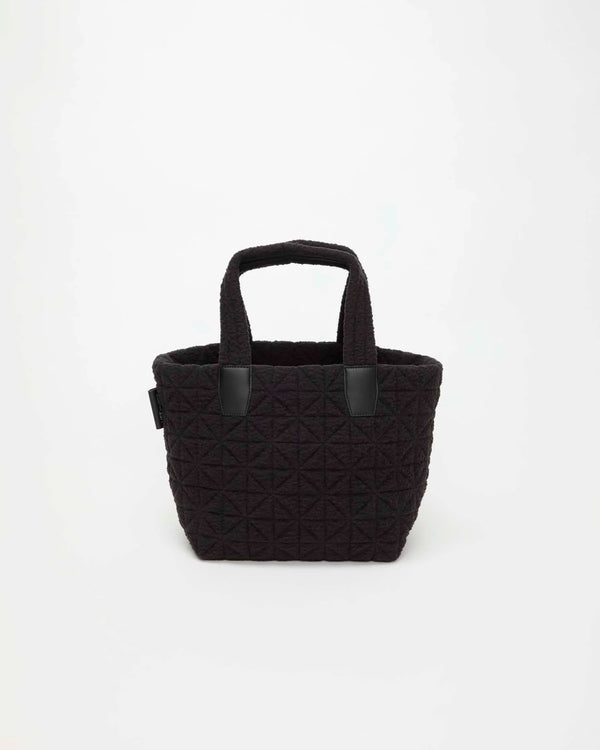 Vee Tote Small Black Sherpa by VEE COLLECTIVE