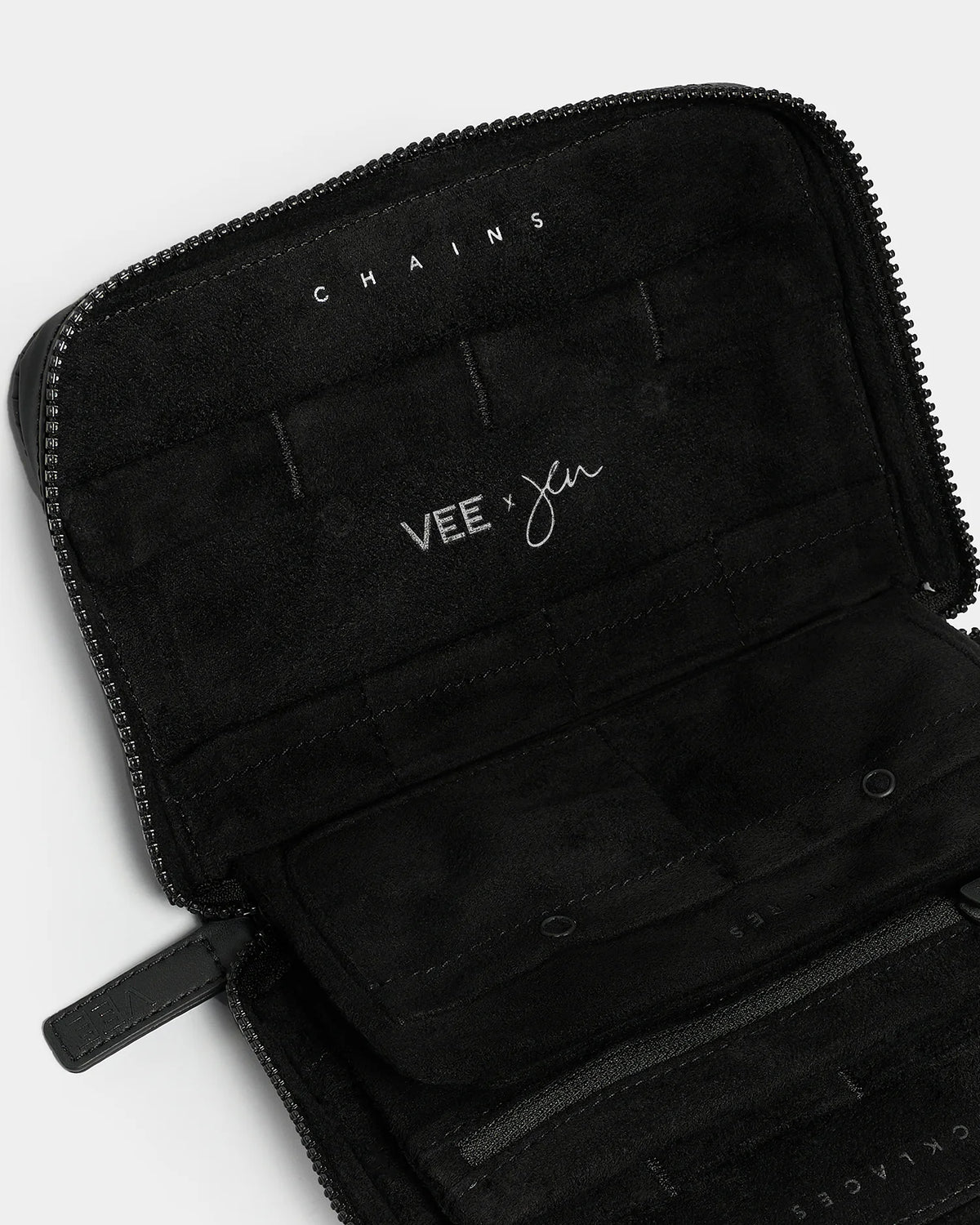 VEE x Jennifer Meyer Jewelry Case Black