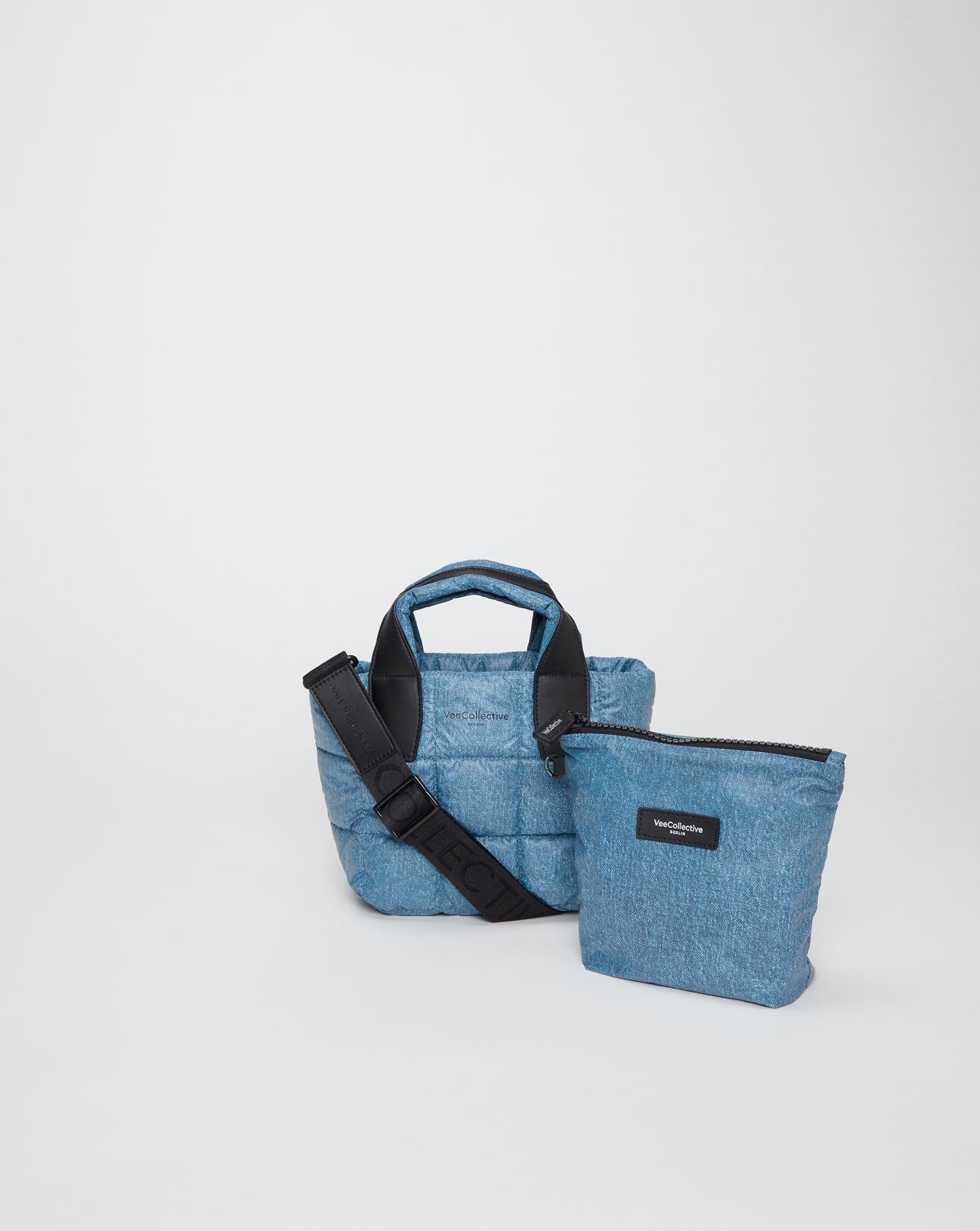 Porter Tote Mini Denim Mini Tote Bags VEE COLLECTIVE