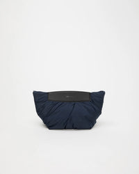 Front Image of the Caba Clutch Bag in Marine by Vee Collective.