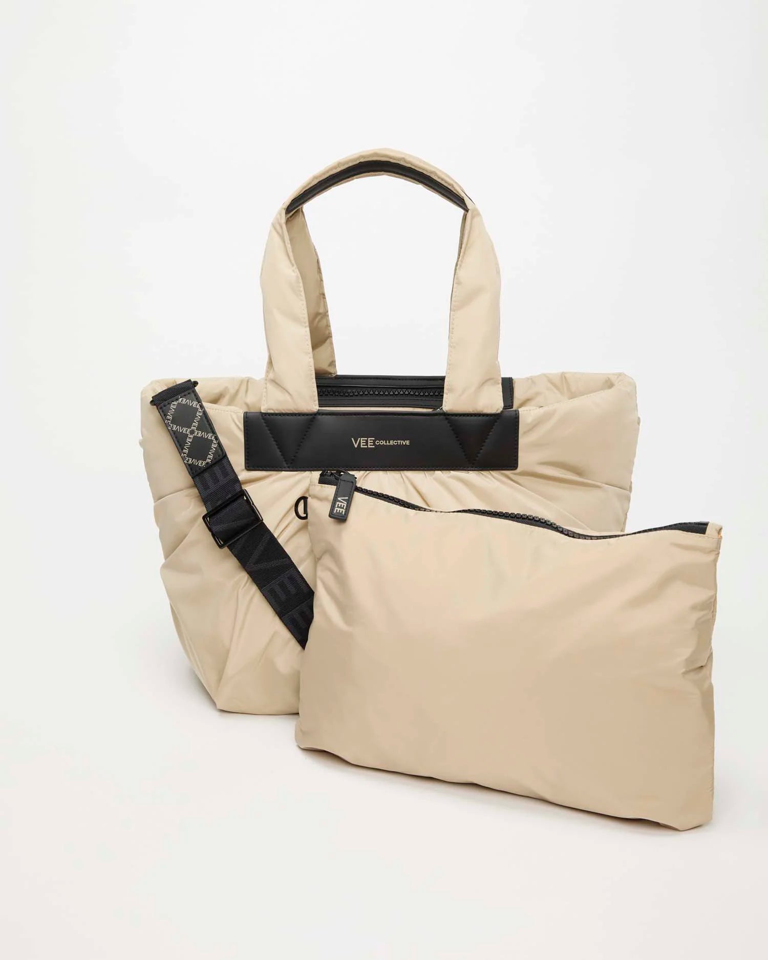 Caba Tote Medium Beige by VEE COLLECTIVE