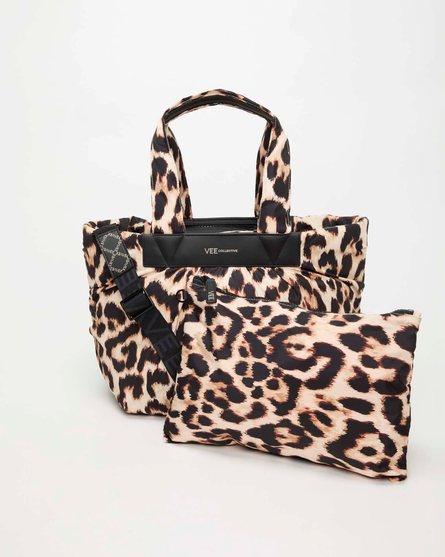 Caba Tote Medium Leopard by VEE COLLECTIVE