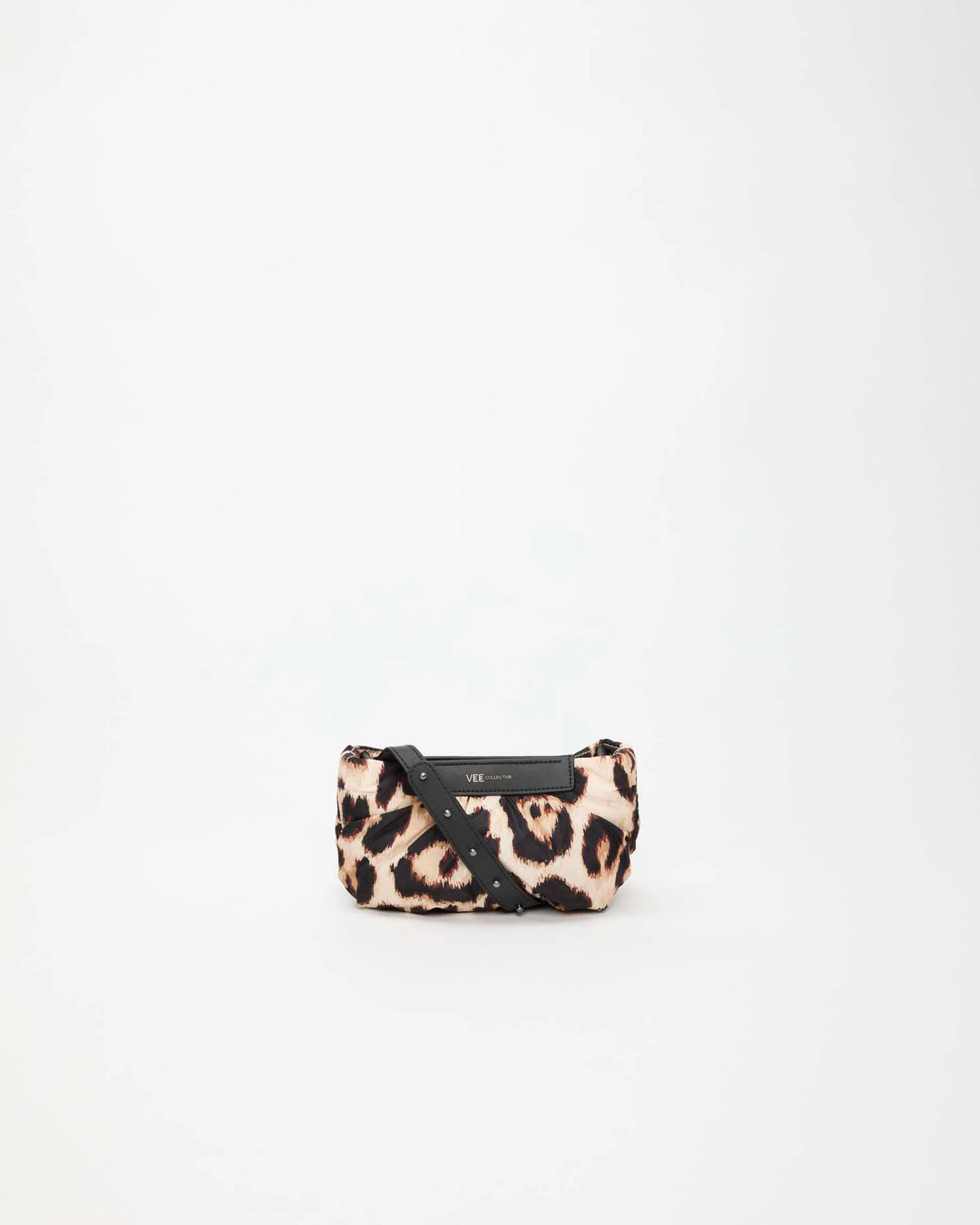 Caba Pochette Leopard with strap - lightweight bag by VEE COLLECTIVE