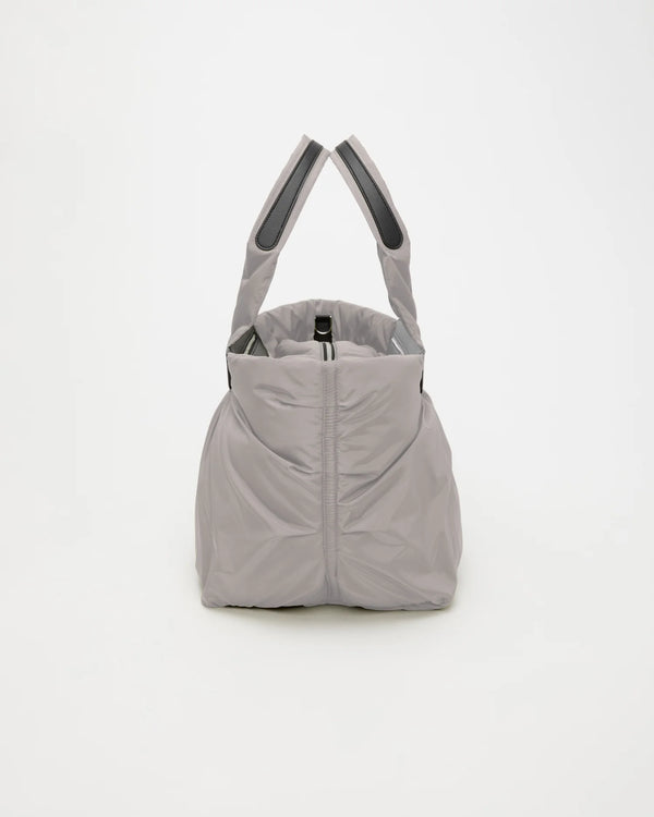 Side view product image of the Caba tote bag Medium in Dove by Vee Collective.
