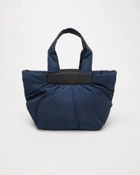 Front Image of the Caba Tote Bag Medium in Marine by Vee Collective.