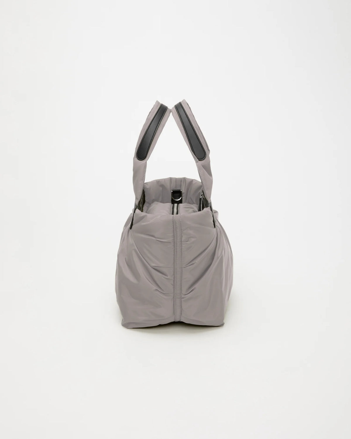 Side view product image of the Caba tote bag Small in Dove by Vee Collective.