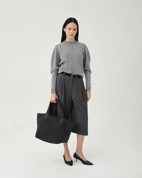 Essence Tote Medium Black Trench