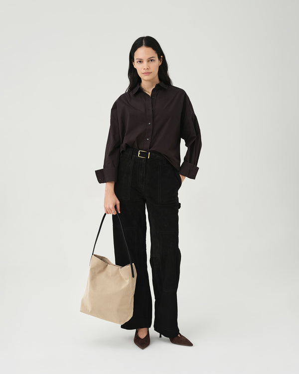 Essence Vertical Tote Beige