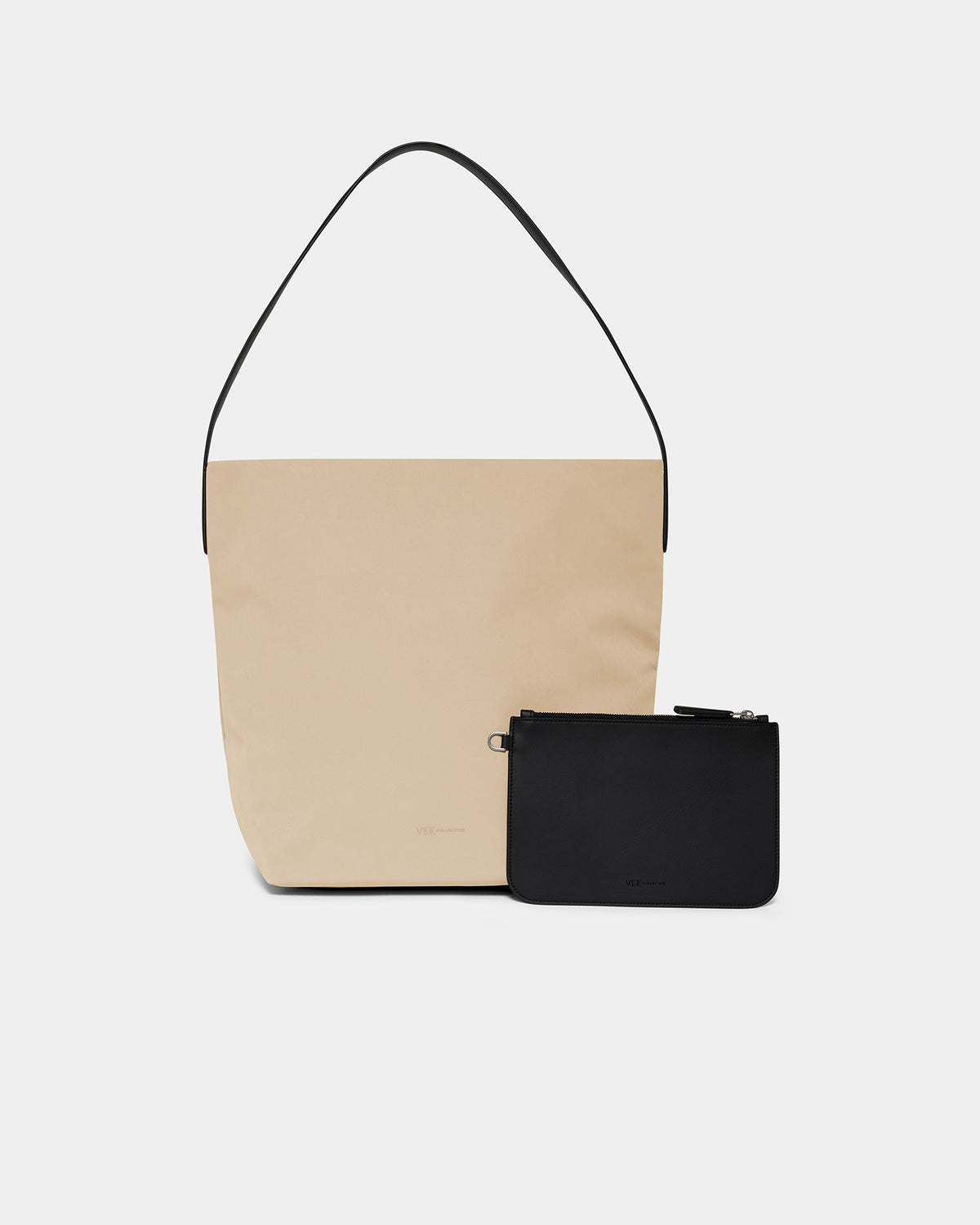 Essence Vertical Tote Beige