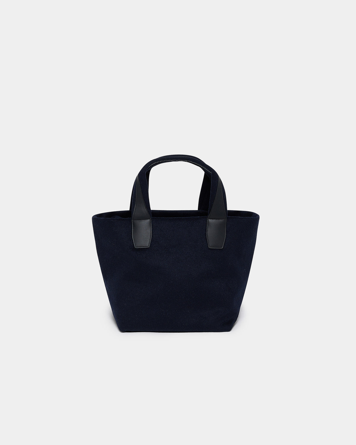 A front-view product photo of the Essence Wool Tote bag, displayed against a crisp white background.