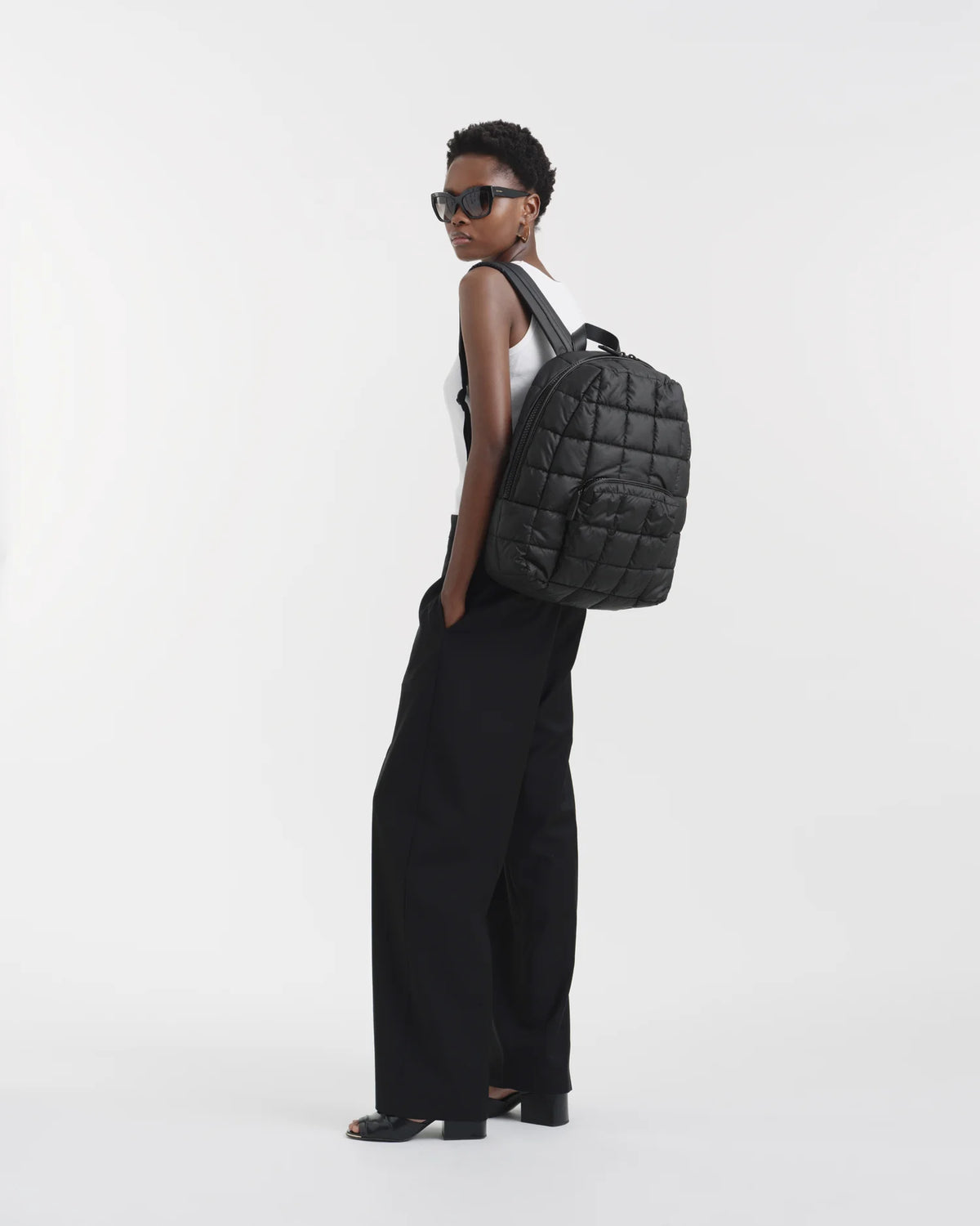 Porter Backpack Matt Black by VEE COLLECTIVE