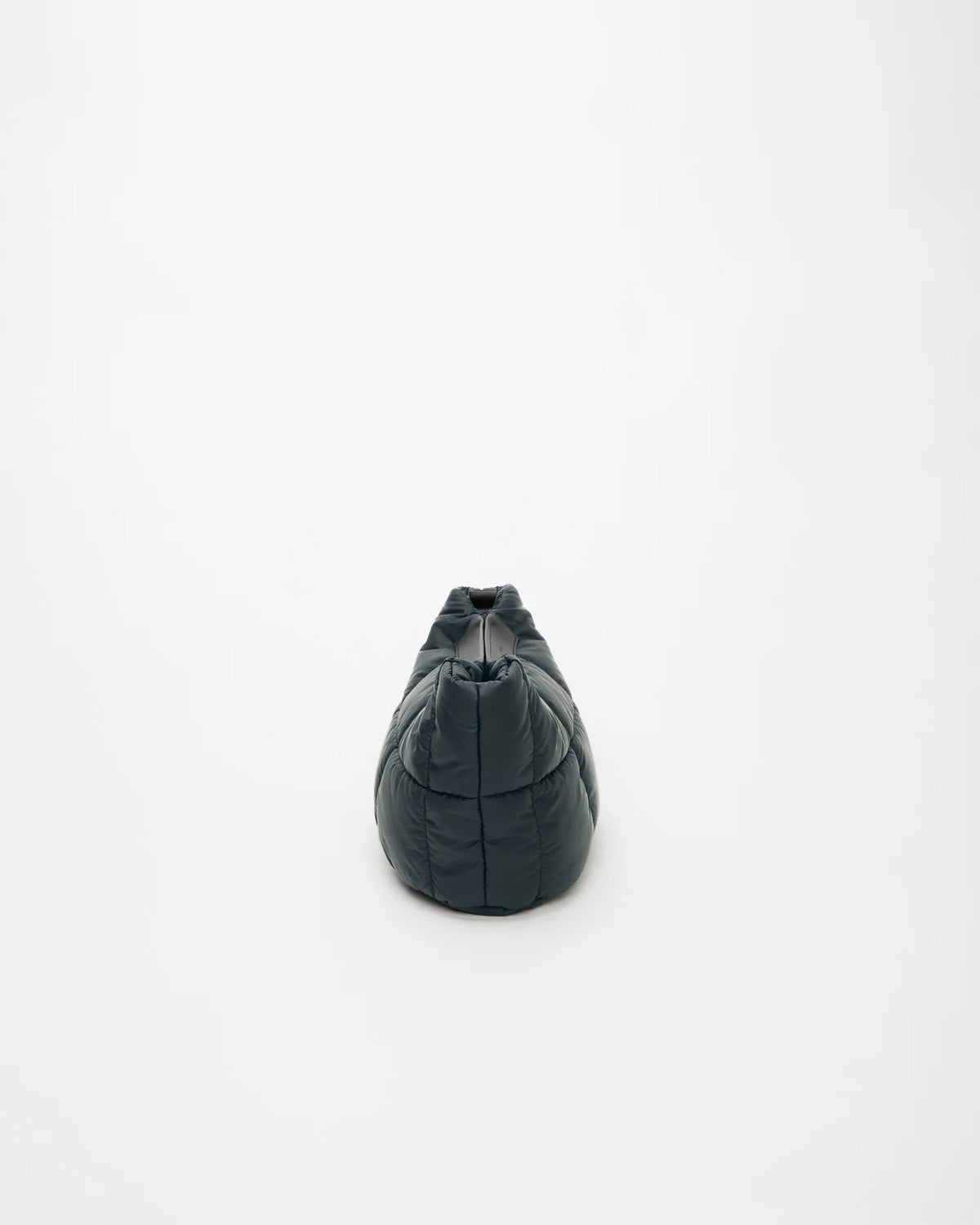 Side view product image of the Porter Basque clutch bag in Dark Navy by Vee Collective.