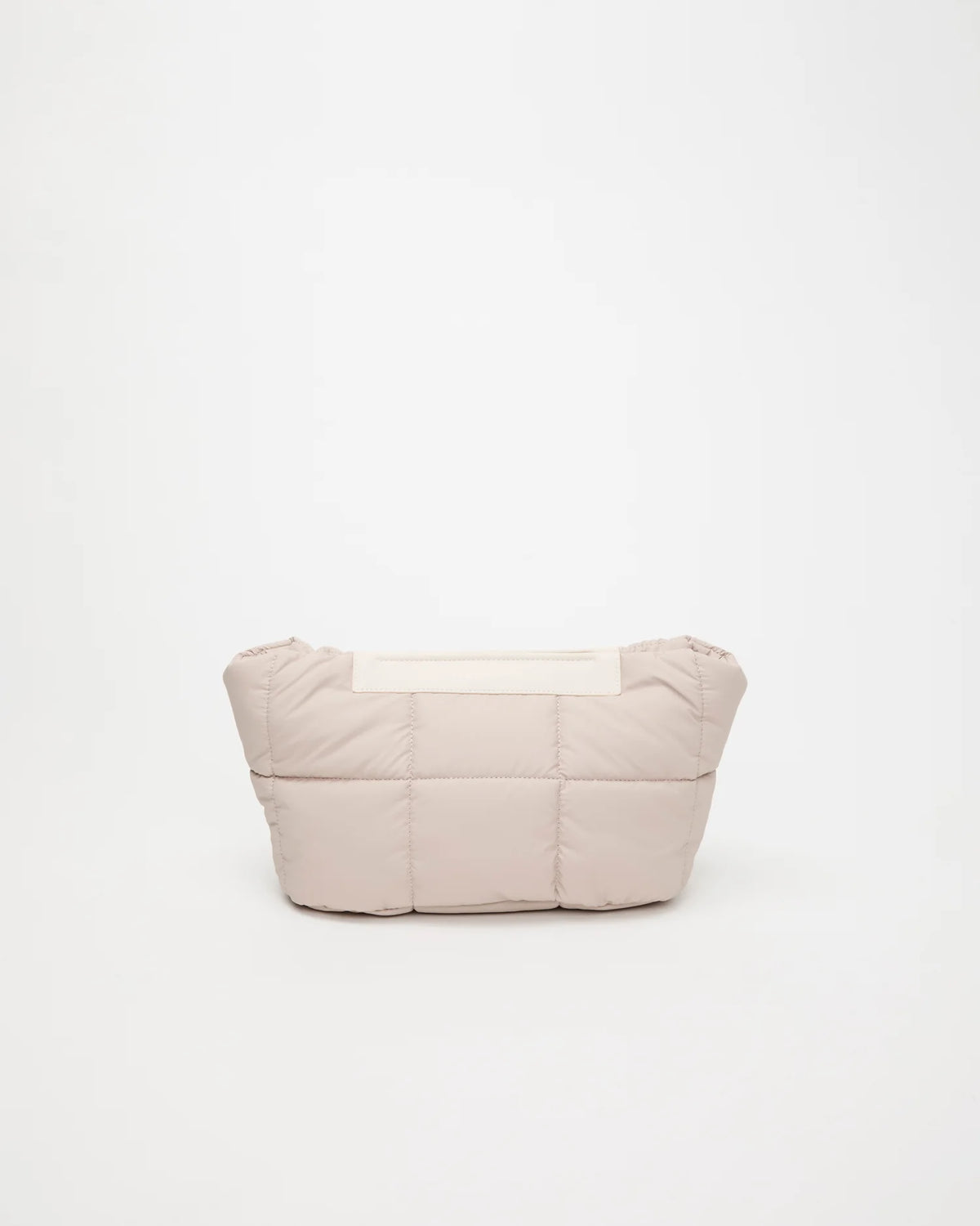 Front Image of the Porter Basque Clutch Bag in Soft Taupe by Vee Collective.