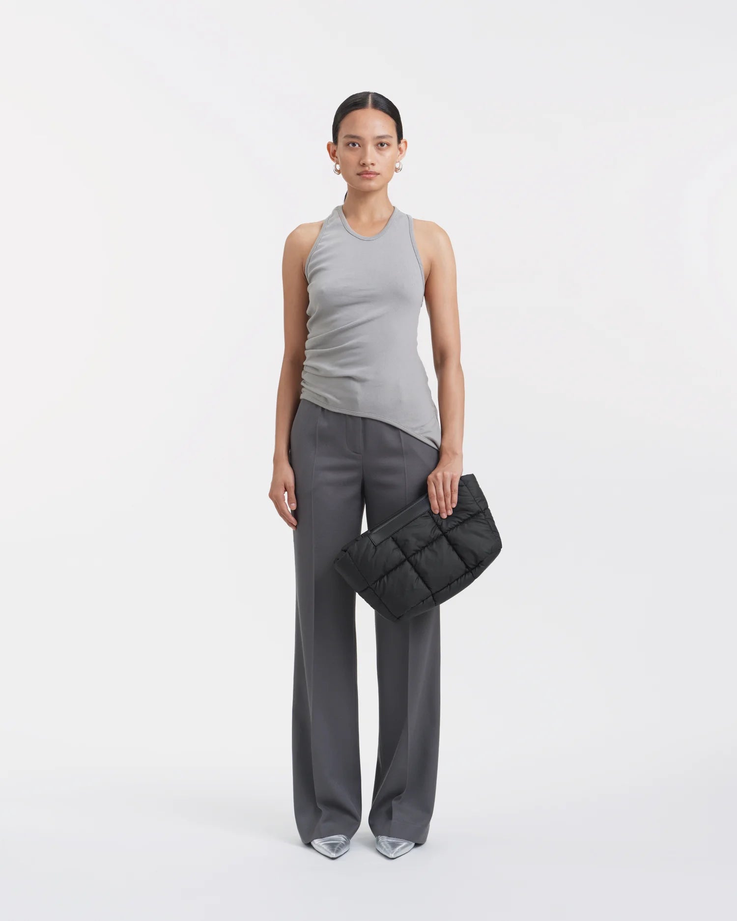 Porter Basque Clutch Matt Black by VEE COLLECTIVE