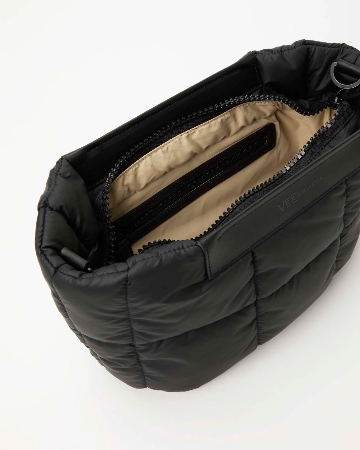 Porter Basque Clutch Matt Black by VEE COLLECTIVE