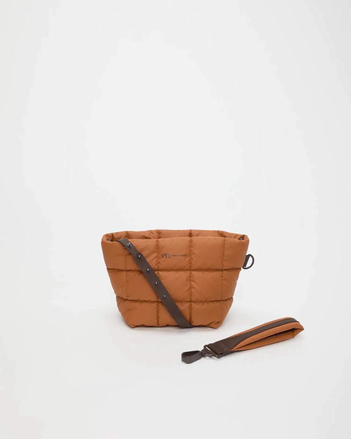Porter Clutch Cognac by VEE COLLECTIVE