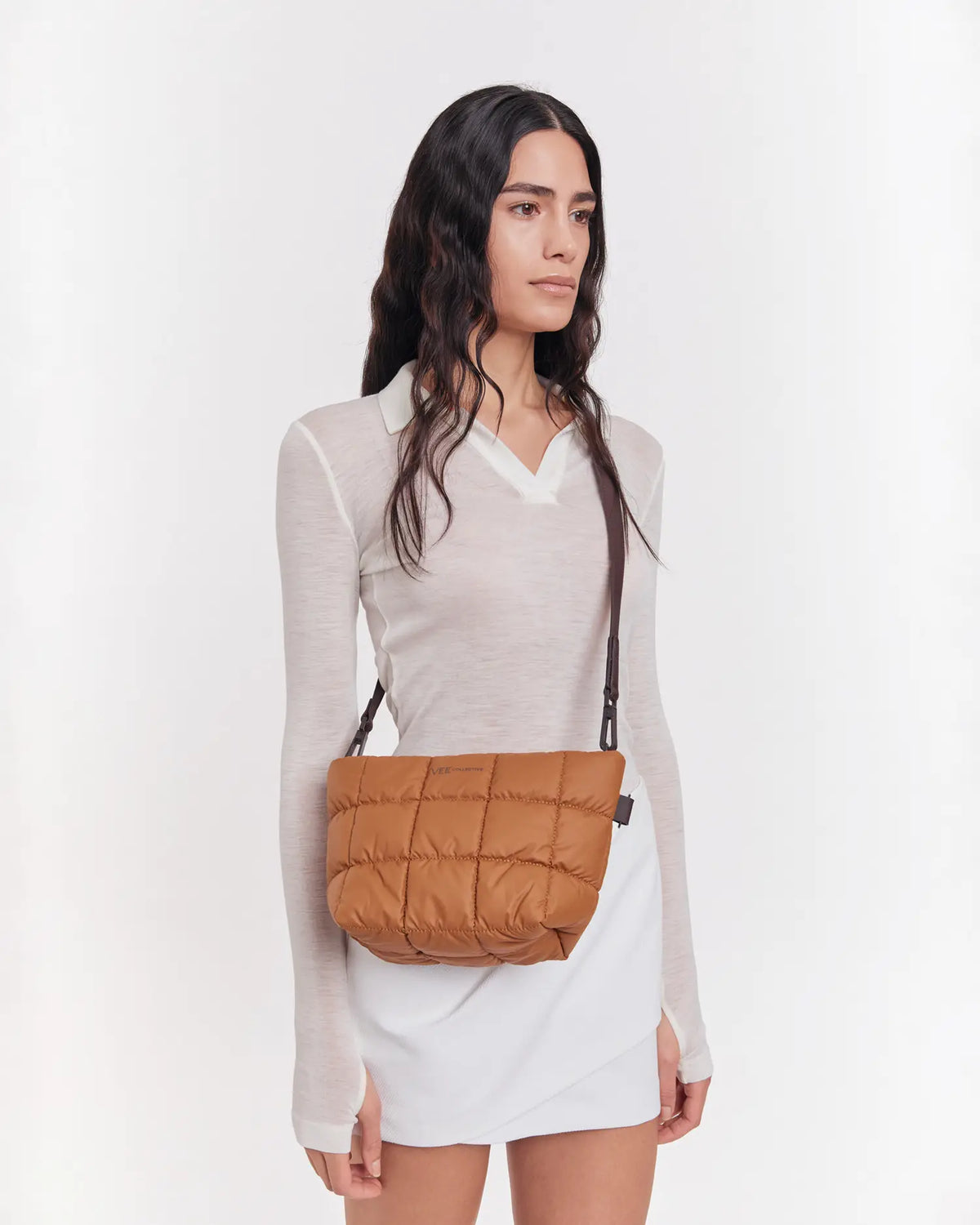 Porter Clutch Cognac by VEE COLLECTIVE