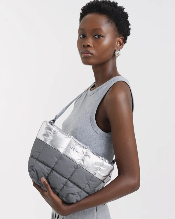 Porter Clutch Silver Grey by Porter Clutch Silver Grey