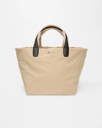 Front Image of the Porter Essence Weekender tote bag in Beige Trench by Vee Collective.