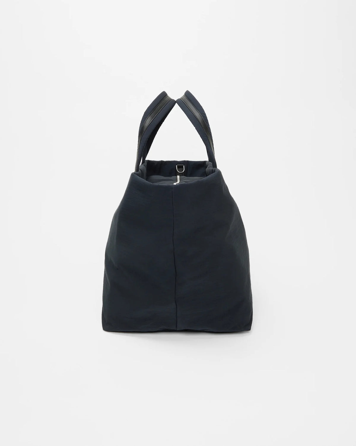 Side view product image of the Porter Essence Weekender tote bag in Midnight Trench by Vee Collective.