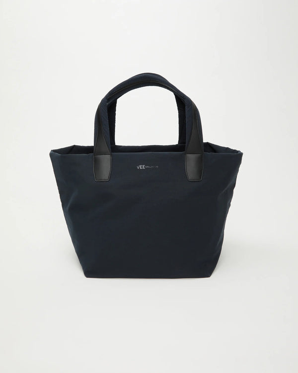 Front Image of the Porter Essence Medium tote bag in Midnight Trench by Vee Collective.