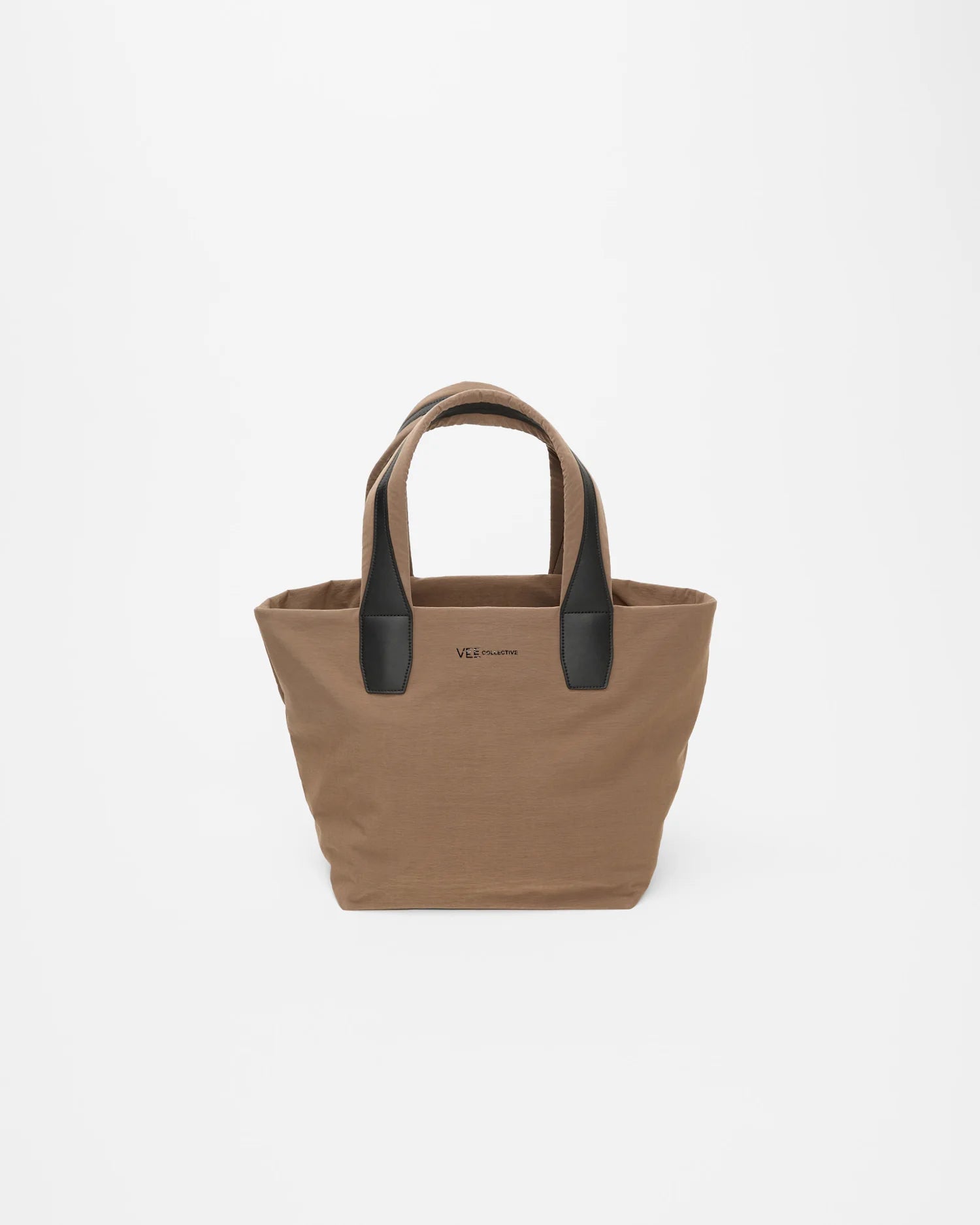 Front Image of the Porter Essence Small tote bag in Mink Trench by Vee Collective.