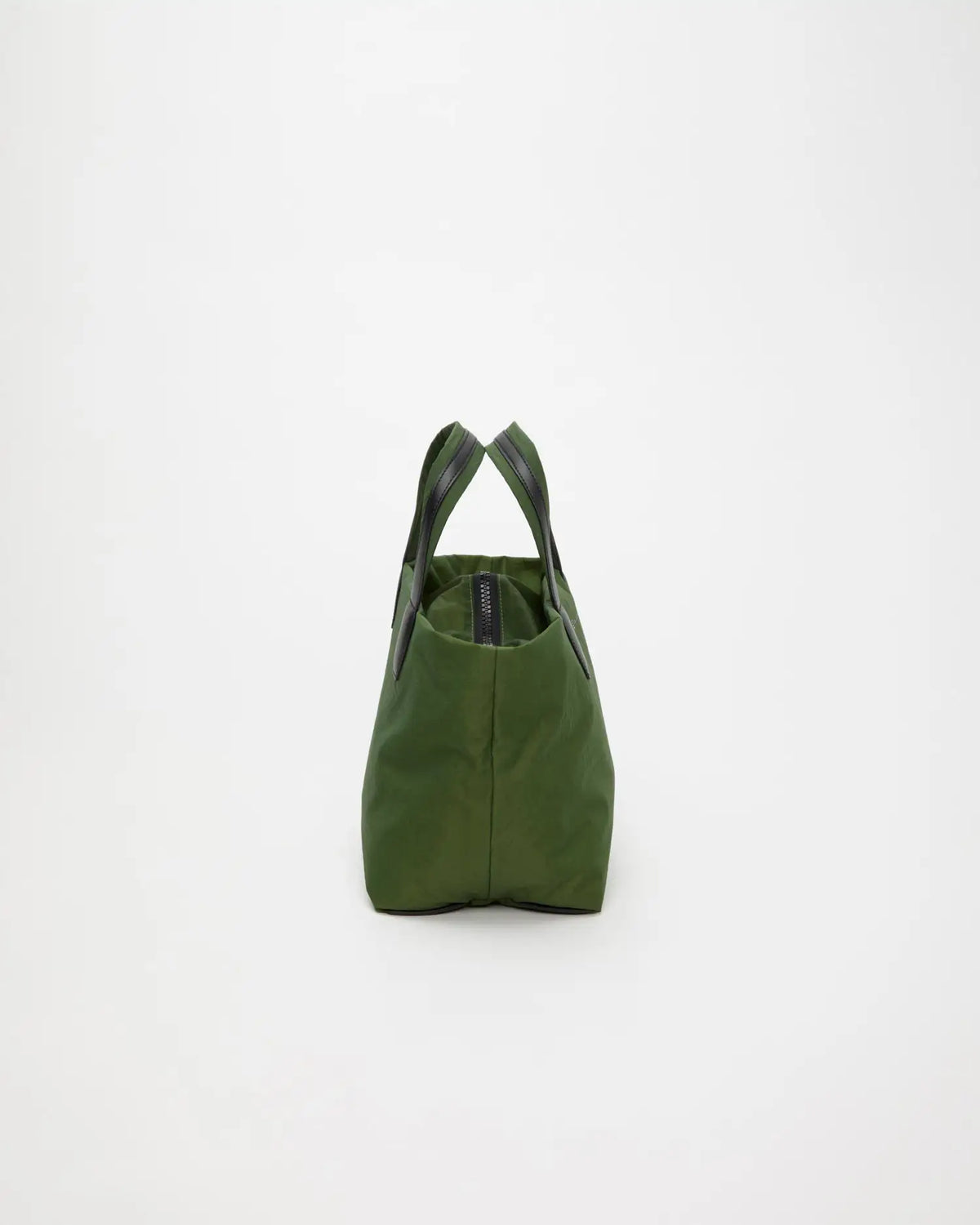 Porter Essence Small Olive Paper handbag showcasing its minimalistic design and unique paper touch material.