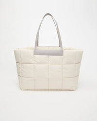 Front Image of the Porter Marché Large Tote Bag in Barely Beige by Vee Collective.