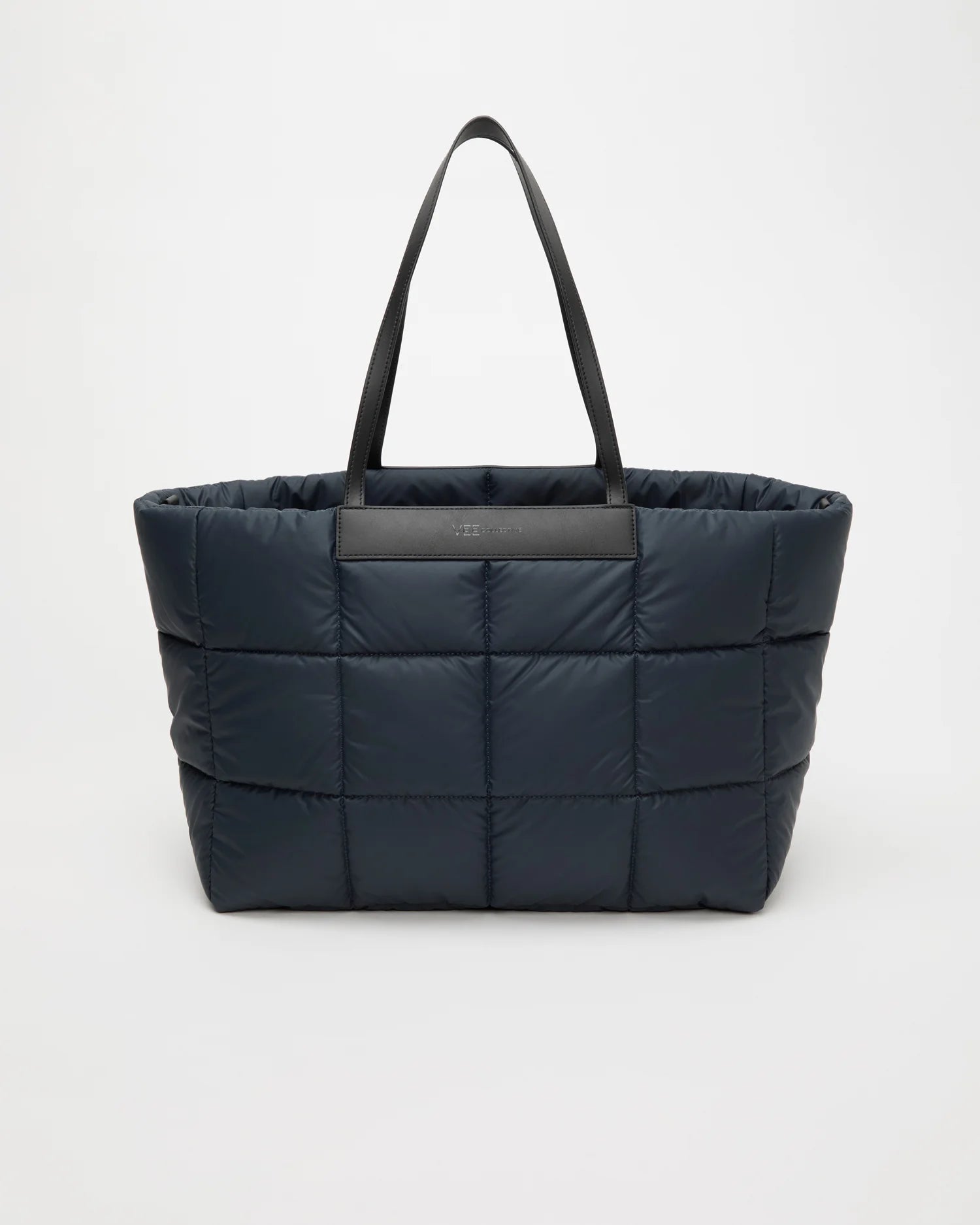 Front Image of the Porter Marché Large Tote Bag in Dark Navy by Vee Collective.