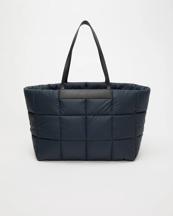 Front Image of the Porter Marché Large Tote Bag in Dark Navy by Vee Collective.