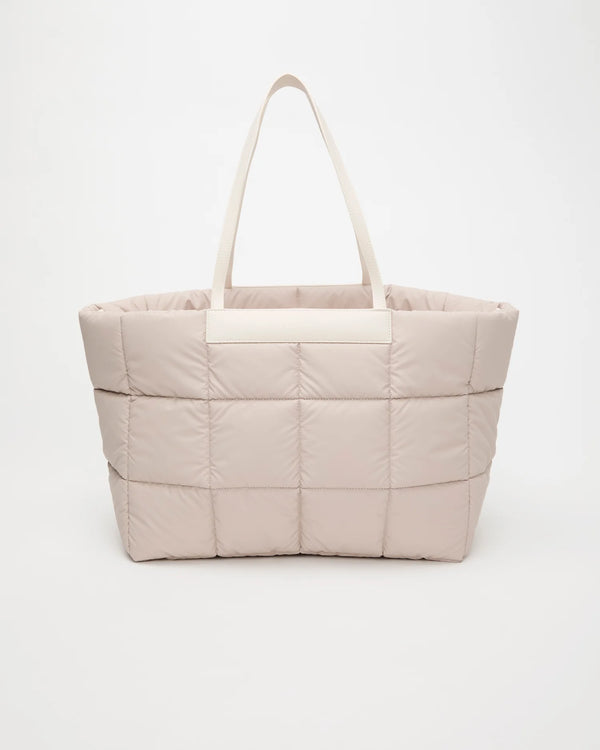 Front Image of the Porter Marché Large Tote Bag in Soft Taupe by Vee Collective.