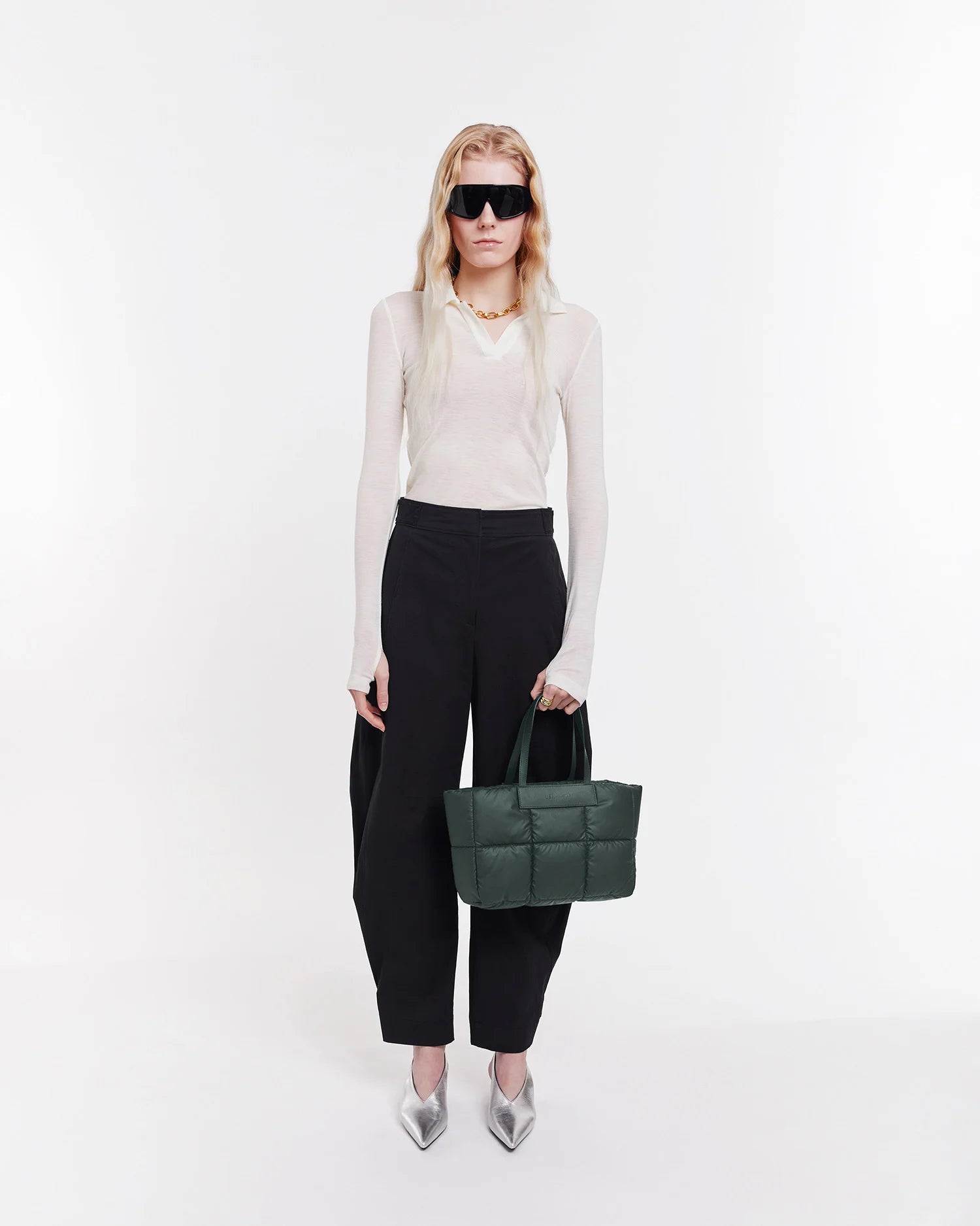 Porter Marché Small Bottle Green by VEE COLLECTIVE