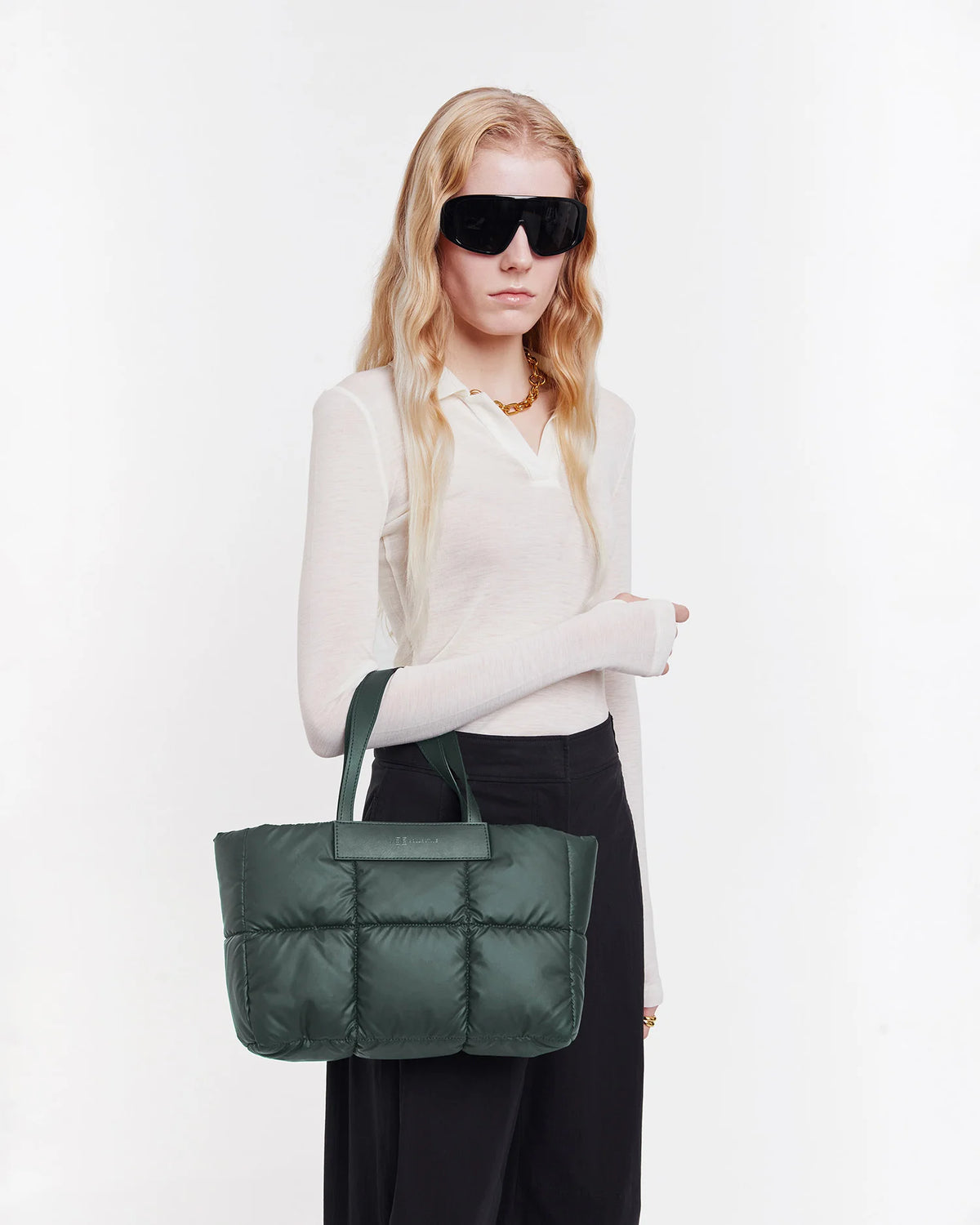 Porter Marché Small Bottle Green by VEE COLLECTIVE