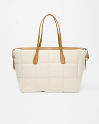 Tela Tote Large Tan Canvas