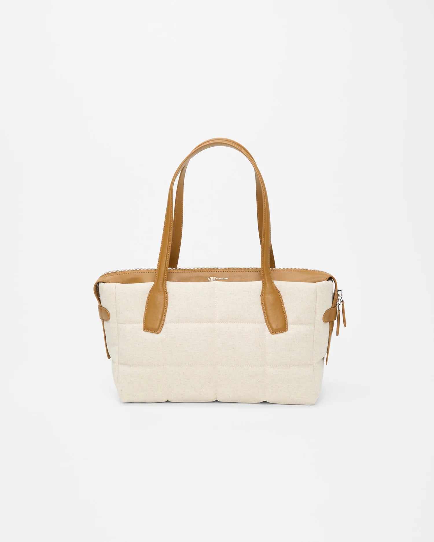 Tela Tote Small Tan Canvas