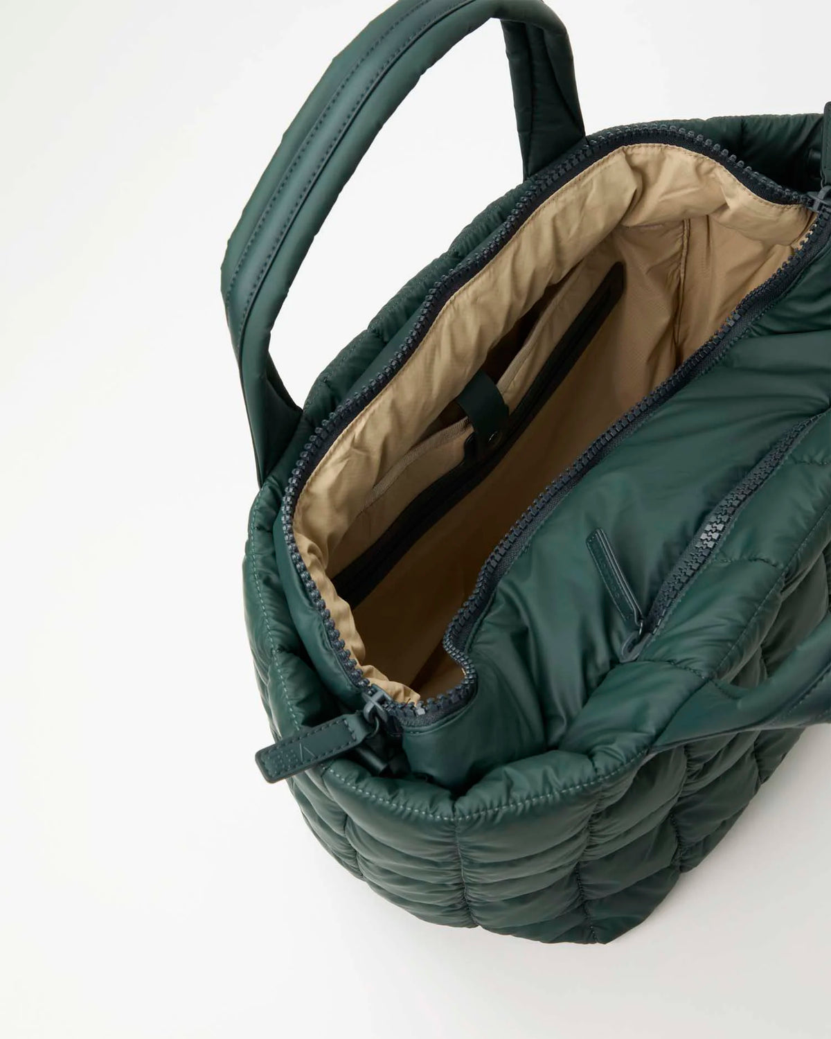 Porter Tote Medium Bottle Green by VEE COLLECTIVE