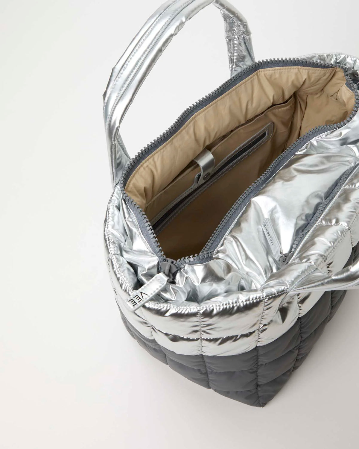 Porter Tote Medium Silver Grey | Medium Tote Bags | VEE COLLECTIVE Porter Tote Medium Silver Grey | Medium Tote Bags | VEE COLLECTIVE