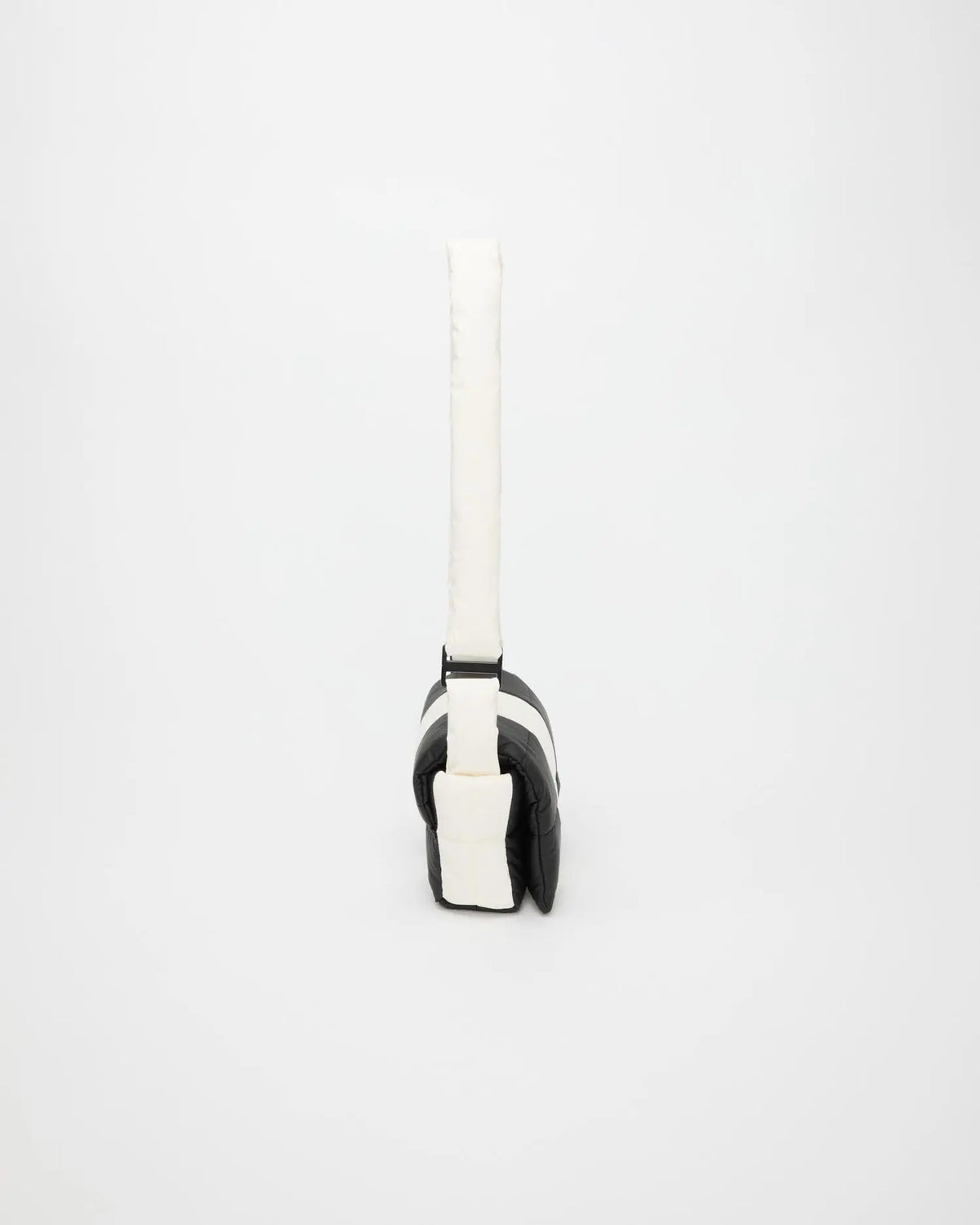 Porter Messenger Mini Black - Marshmallow Stripes by VEE COLLECTIVE