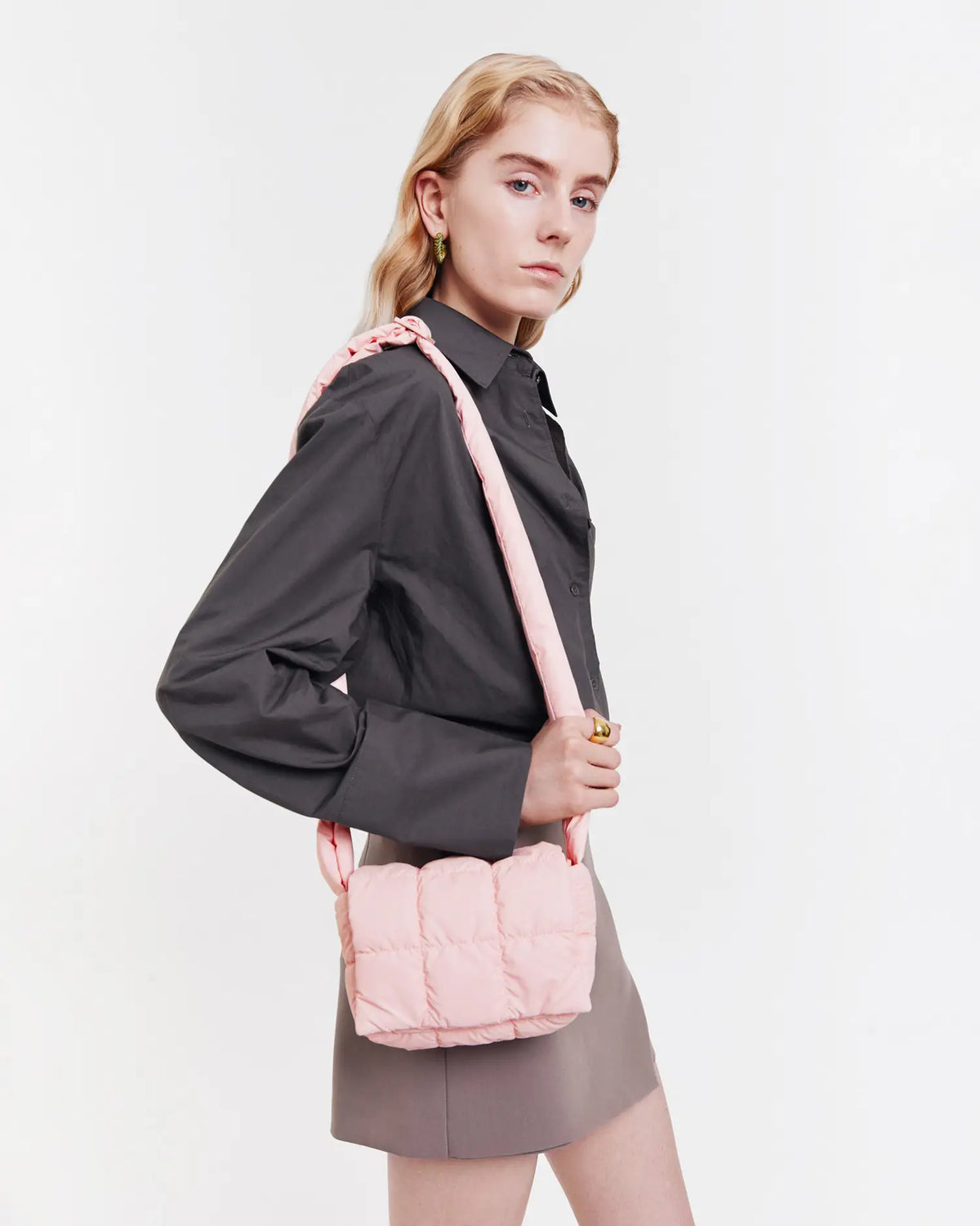 Porter Messenger Mini Seashell Pink by VEE COLLECTIVE