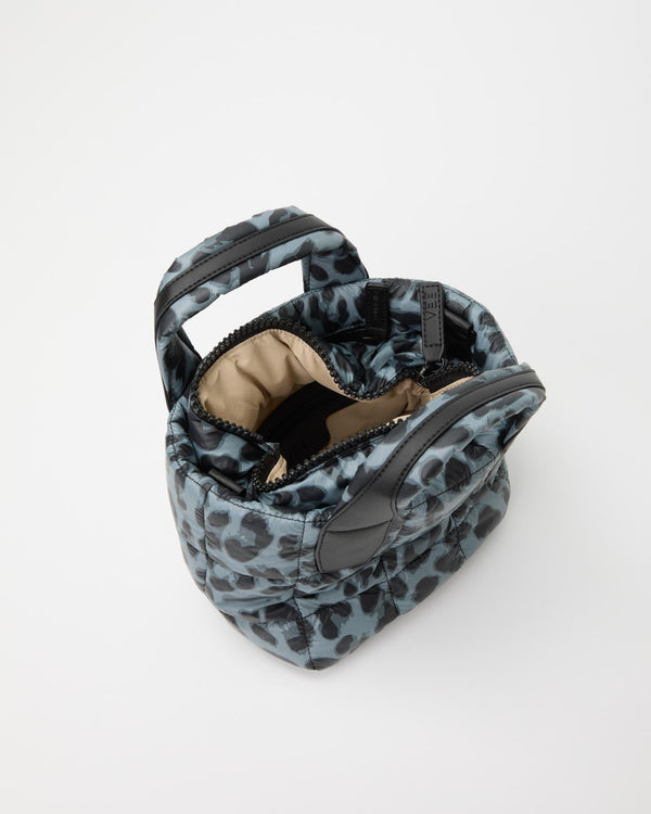 Porter Tote Mini Grey Leopard - VEE COLLECTIVE